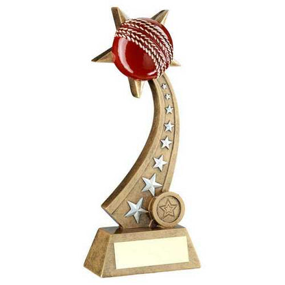 Personalised Cricket Ball Star Tower Trophy