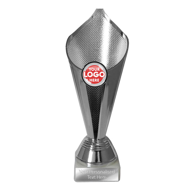 Silver Flame Shaped Trophy (CP580.C.02)
