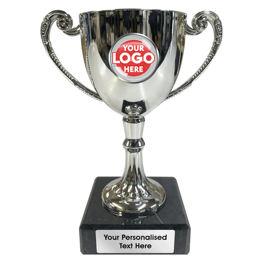 Silver Plastic Cup on Marble Base (1314A/B/C)