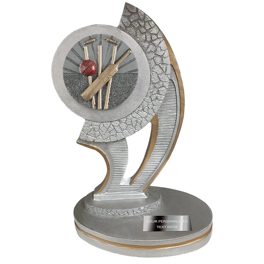 Silver Cricket Resin Trophy Award (1351-3)