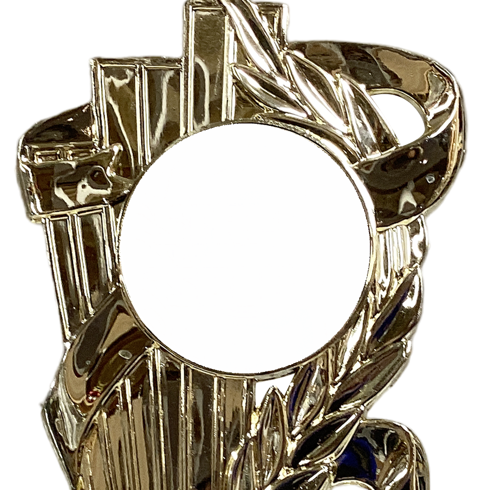 Stylish Multi-purpose Trophy Award in Gold on Marble Base (1438B)