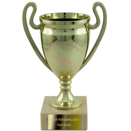 Classic gold cup with decorative side handles (1483A/B/C/D) BW Trophies