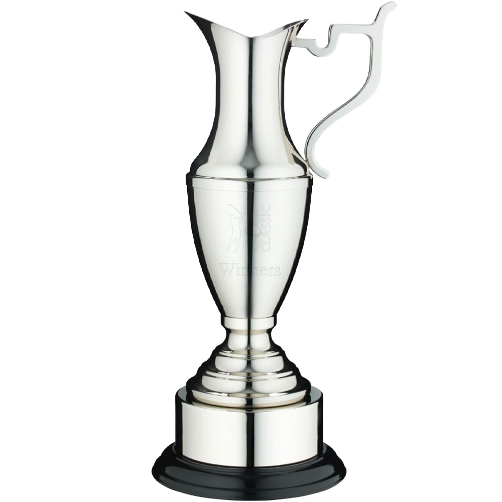 Nickel Plated Golf Trophy Award with Engraving Option (CJ01A/B/C/D)