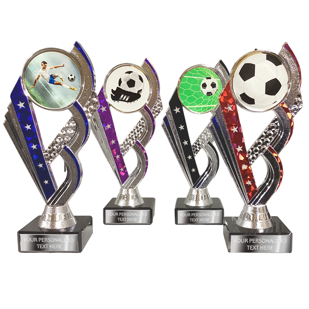 Stylish Shiny Football Award with Stars Decoration (2150/1/2/3A)