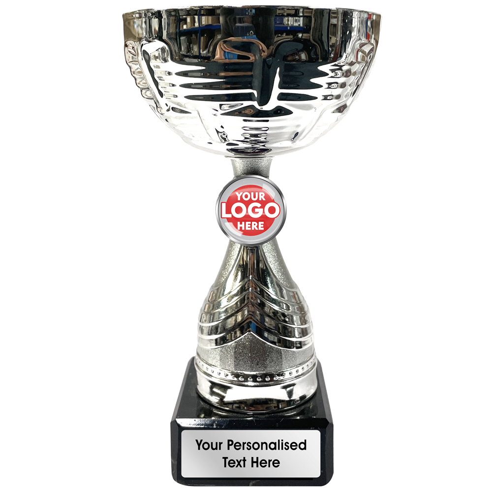 Silver Wave Cup Trophy (2330C/D) BW Trophies