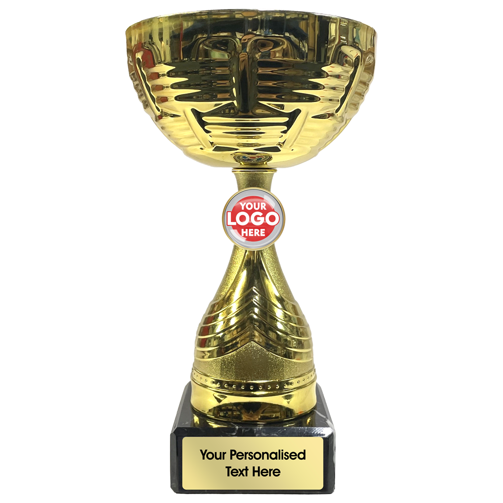 Golden Wave Cup Trophy (2331D) BW Trophies
