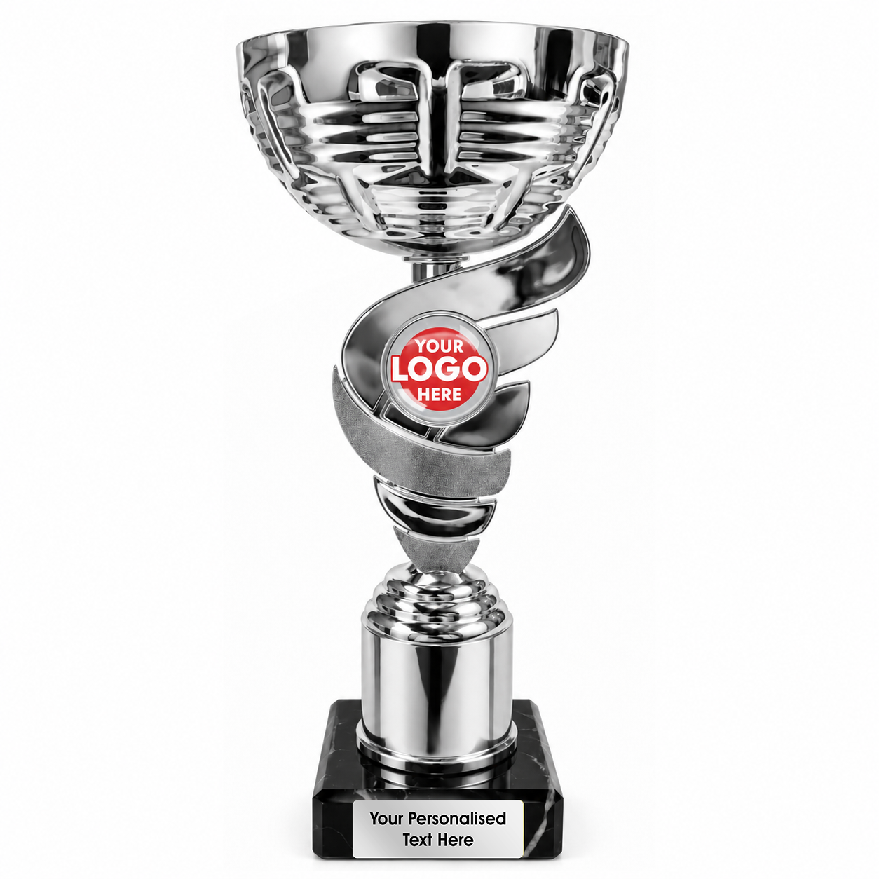 Silver Spiral Trophy Cup