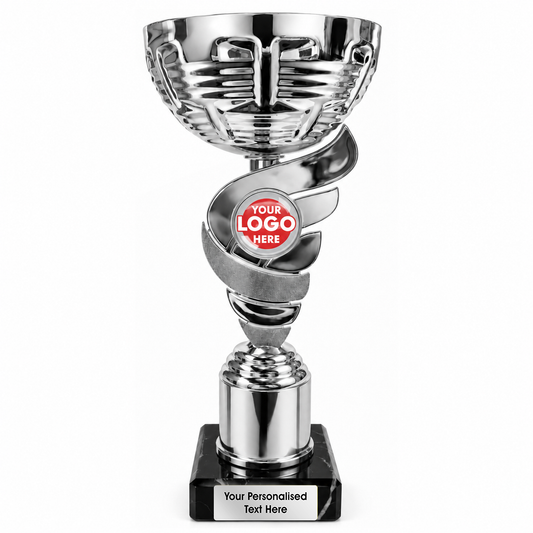 Silver Spiral Trophy Cup