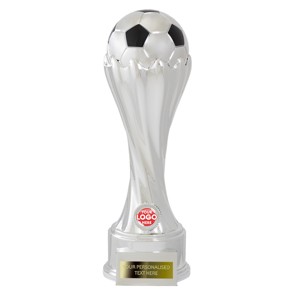 Football Silver Soccerball Award with Ball (GSC1219/23/27/31SBK8)