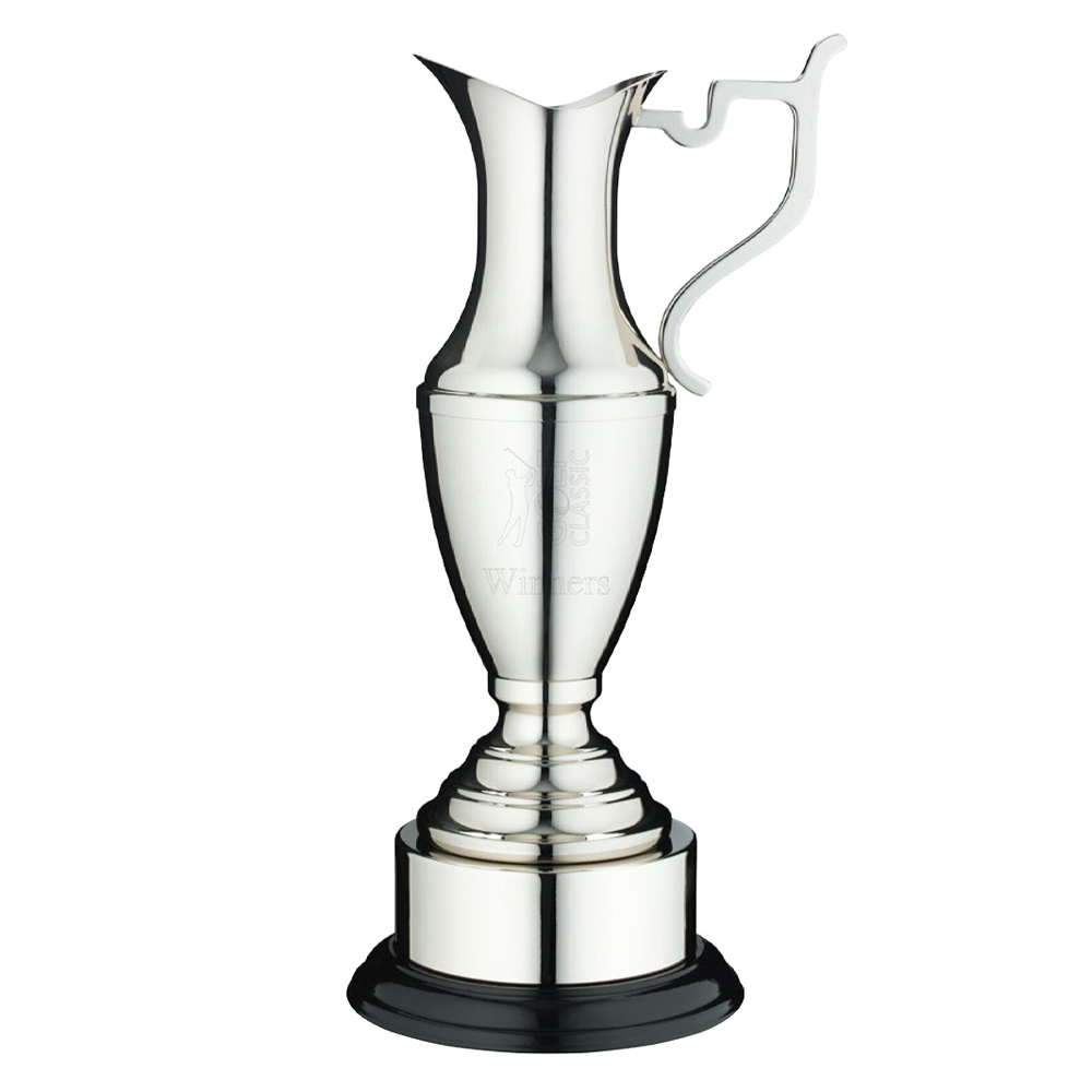 Nickel Plated Golf Trophy Award with Engraving Option (CJ01A/B/C/D)