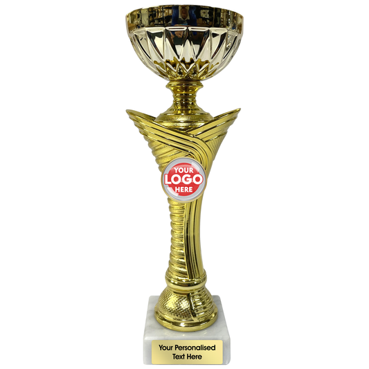 Sleek Golden Elegance Trophy Cup (3622D)