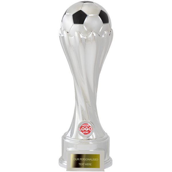 Football Silver Soccerball Award with Ball (GSC1219/23/27/31SBK8)