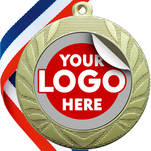 70mm Budget Medal with Logo Sticker