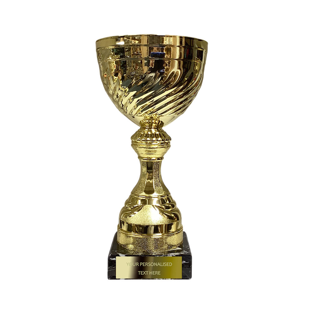 Elegant Golden Cup on Marble Base (BS28D) BW Trophies