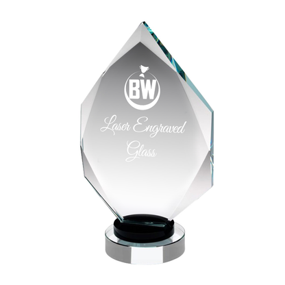 Stylish Lasered Premier Glass Award (CBG45A/B/C)
