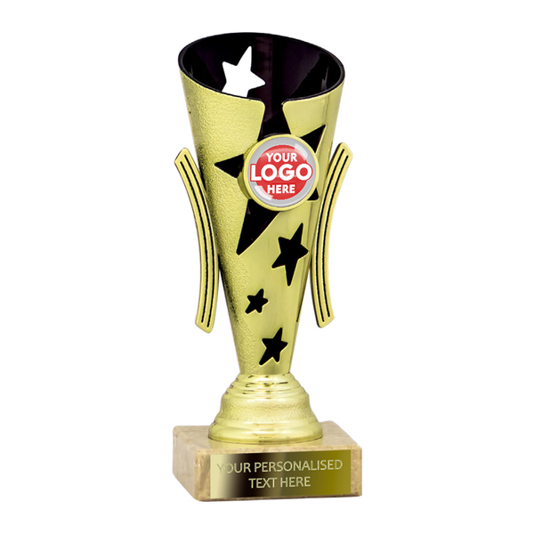 Golden Star Design Tube Trophy (1984A/B/C)