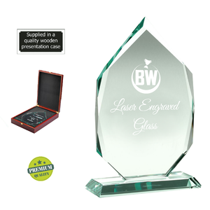 Premium Quality Lasered Premier Jade Glass Award (JP01A/B/C)