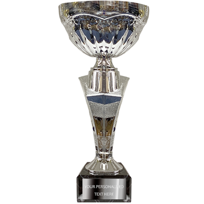 Silver Cup with Star-shaped handle on Marble Base (BS2A/B/C)