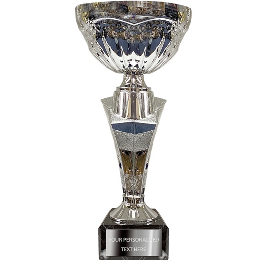 Silver Cup with Star-shaped handle on Marble Base (BS2A/B/C)