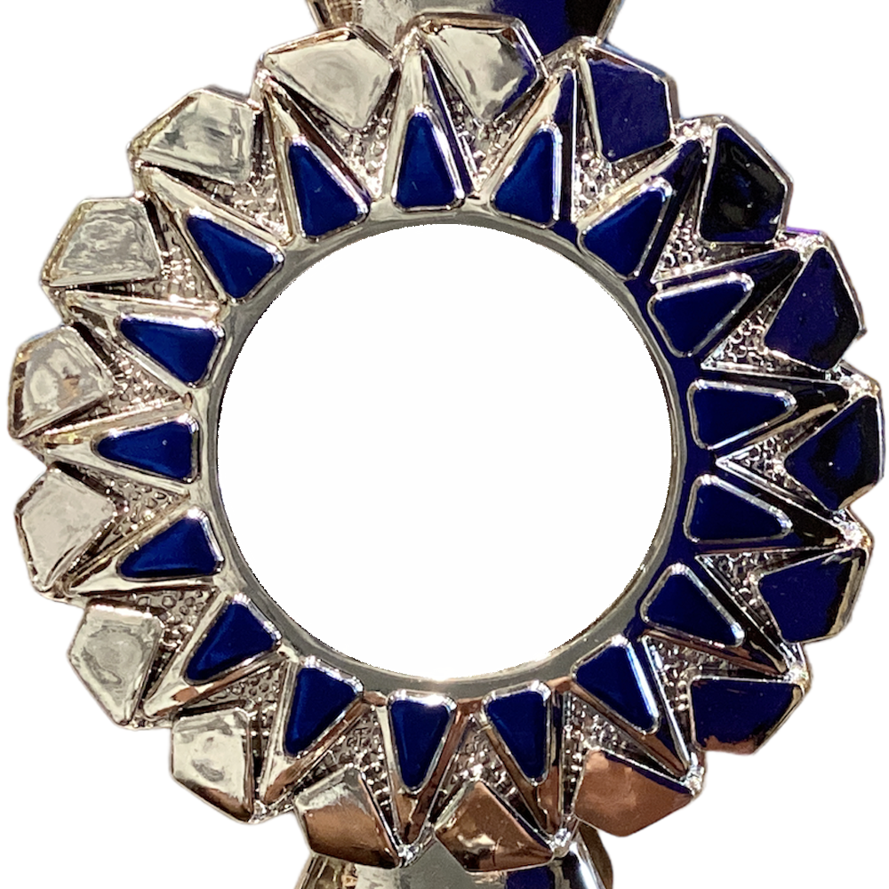 Torch Shaped Silver Cup on Marble Base (BS3A/B/C)