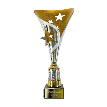 Gold/Silver Multipurpose Trophy Featuring Stars (2399A/B/C/D)