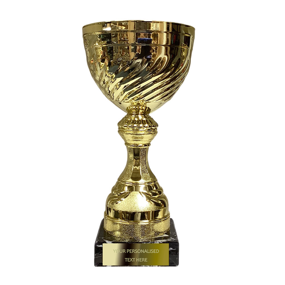 Elegant Golden Cup on Marble Base (BS28D) BW Trophies