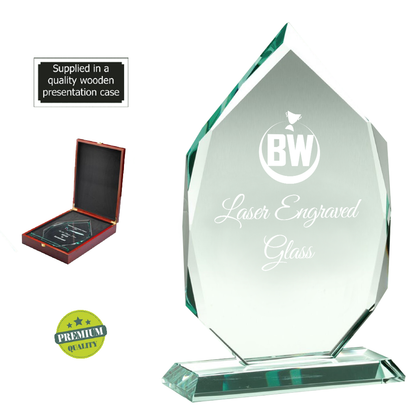 Premium Quality Lasered Premier Jade Glass Award (JP01A/B/C)