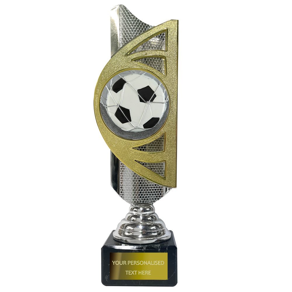 Gold / Silver Award on Marble Base with Embossed Football Disc (BS20B/C) BW Trophies
