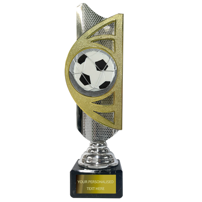 Gold / Silver Award on Marble Base with Embossed Football Disc (BS20B/C) BW Trophies