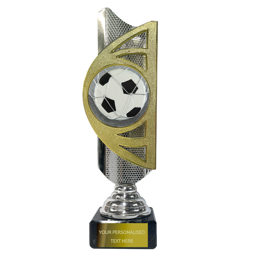 Gold / Silver Award on Marble Base with Embossed Football Disc (BS20B/C) BW Trophies