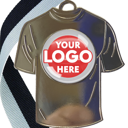 Shirt-shaped Silver Medal