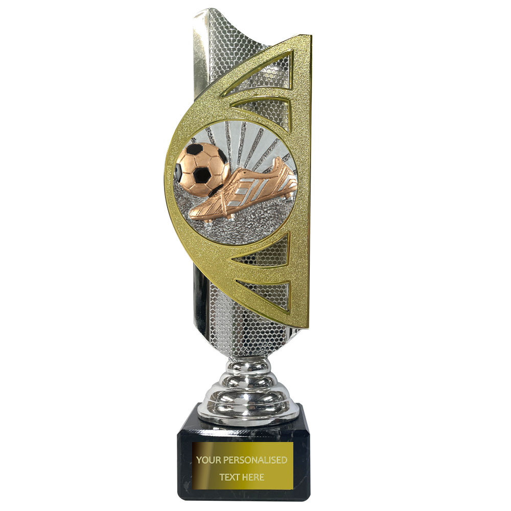 Gold / Silver Award on Marble Base with Embossed Football Disc (BS20B/C) BW Trophies