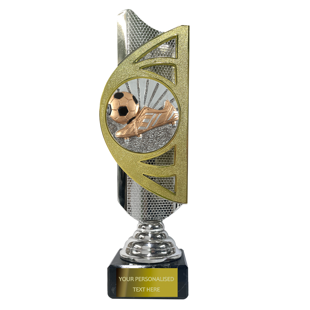Gold / Silver Award on Marble Base with Embossed Football Disc (BS20B/C) BW Trophies