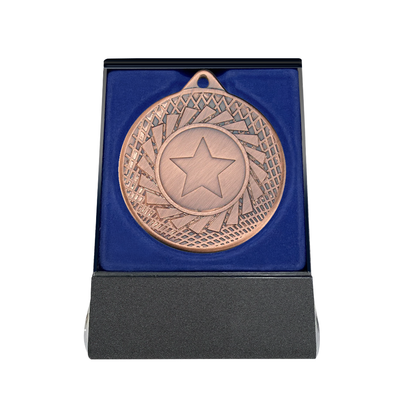 Multichoice Medal in Blue Flipover Box
