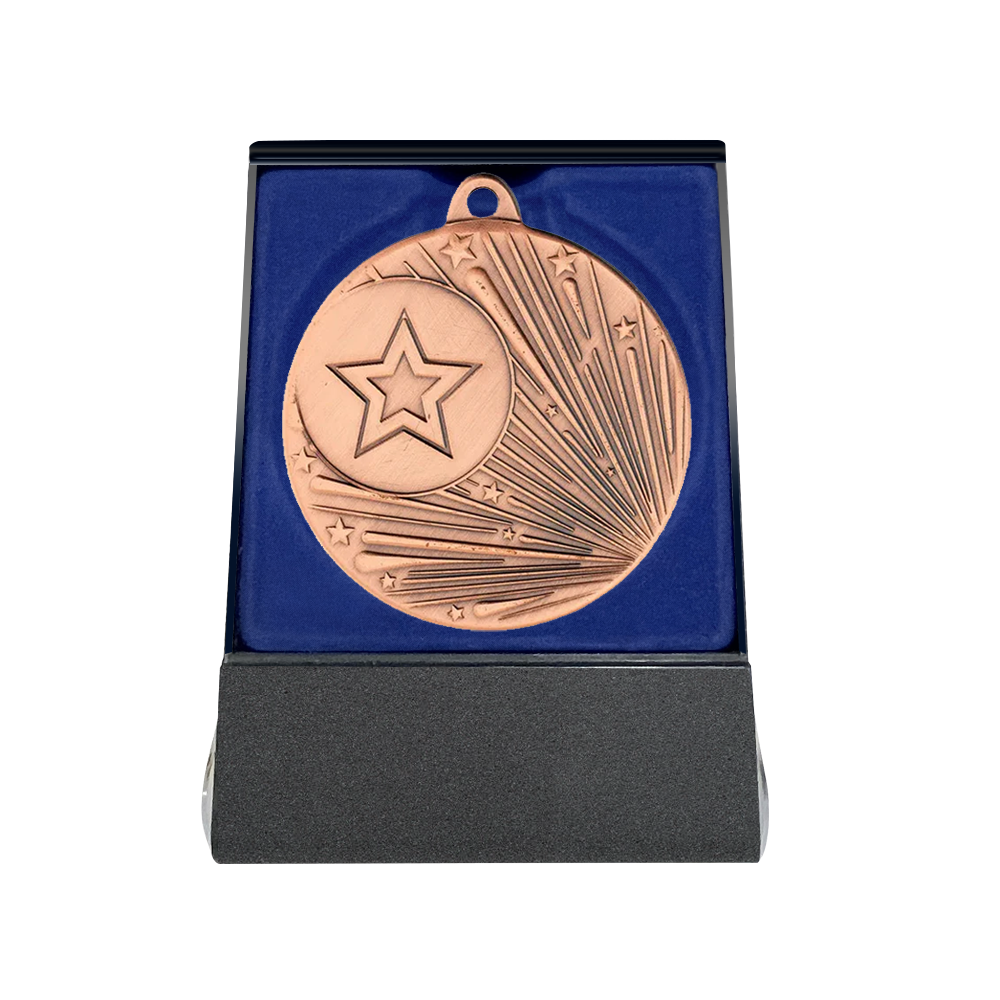 Multichoice Medal in Blue Flipover Box