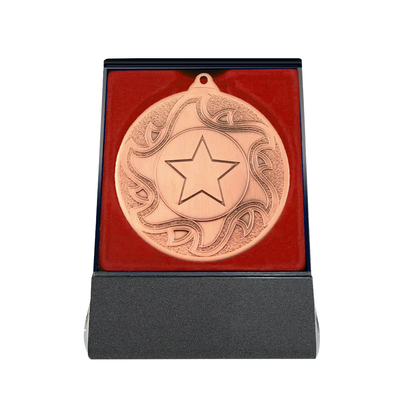 Multi-choice Medal in Red Flipover Box