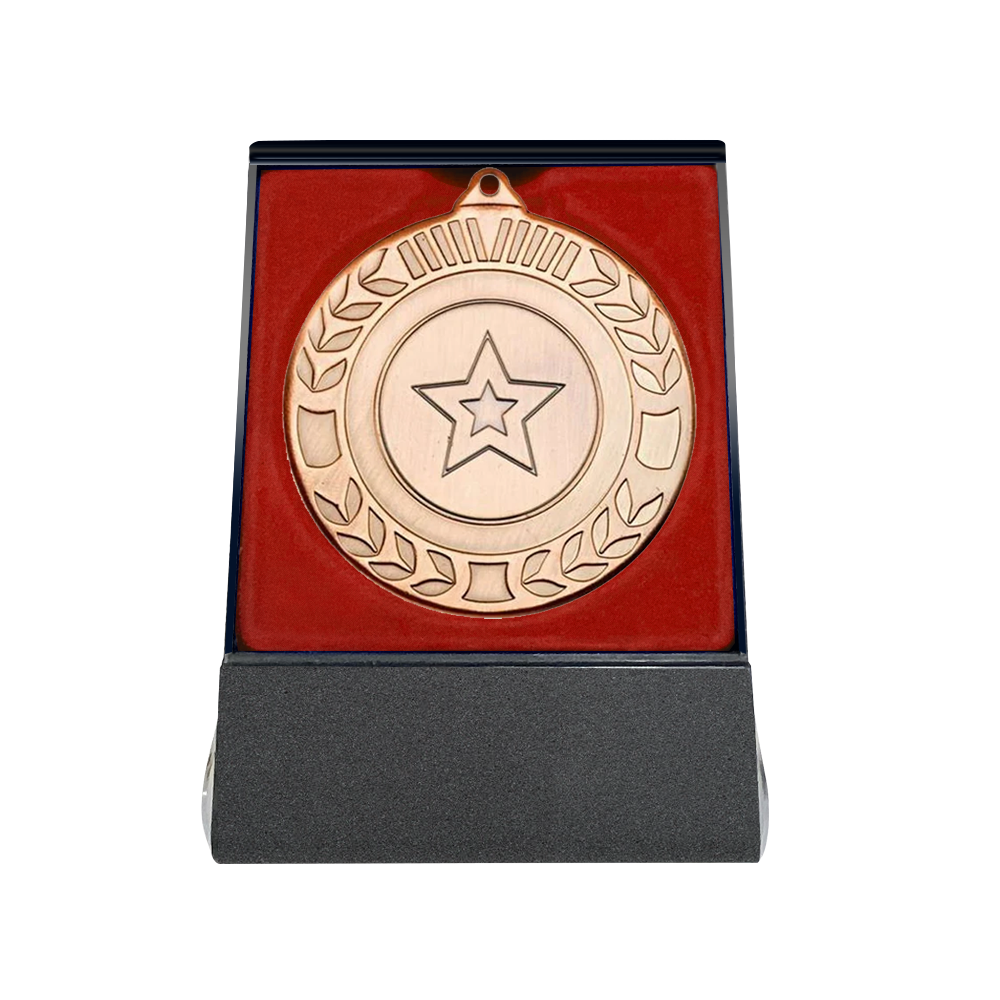 Multi-choice Medal in Red Flipover Box