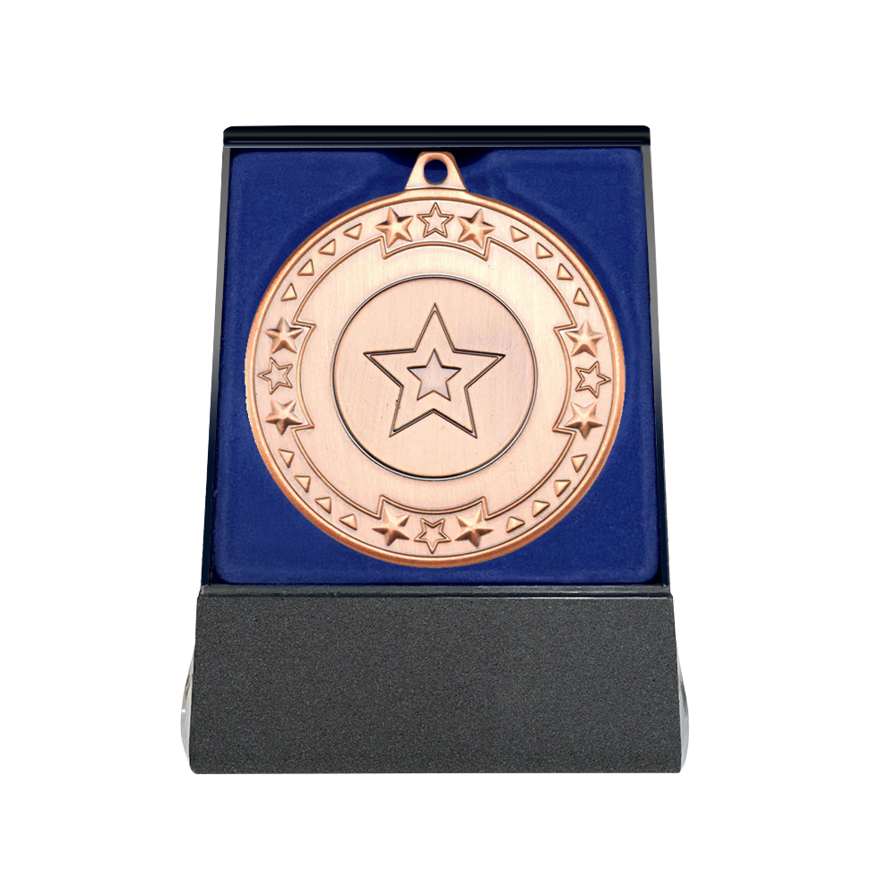 Multichoice Medal in Blue Flipover Box