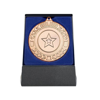 Multichoice Medal in Blue Flipover Box
