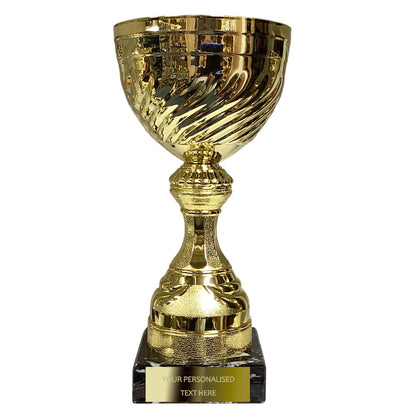 Elegant Golden Cup on Marble Base (BS28D) BW Trophies