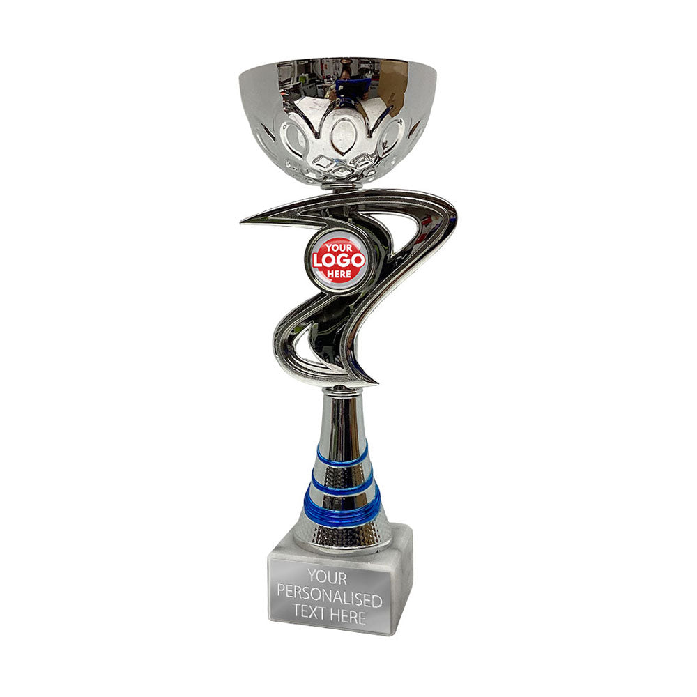 Silver Trophy Cup With Your Logo Insert (CL1243C/D/F)
