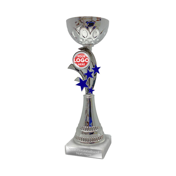 Silver Trophy Cup With Your Logo Insert (CL1362C/D)