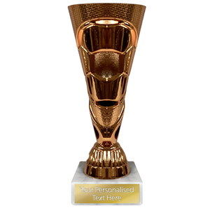 Bronze Football Cone Trophy Cup (CP21026)