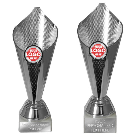 Silver Flame Shaped Trophy (CP580.C.02)