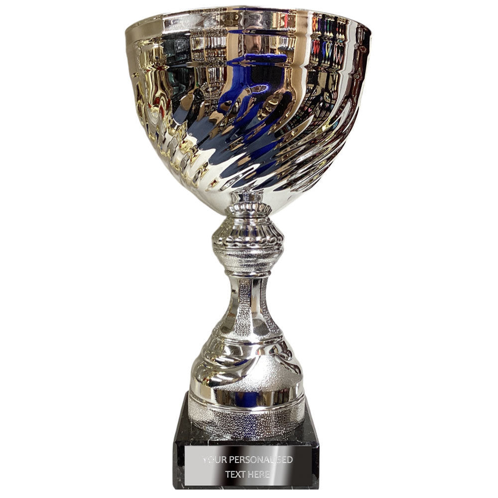 Elegant Silver Cup on Marble Base (BS31A/B/C)