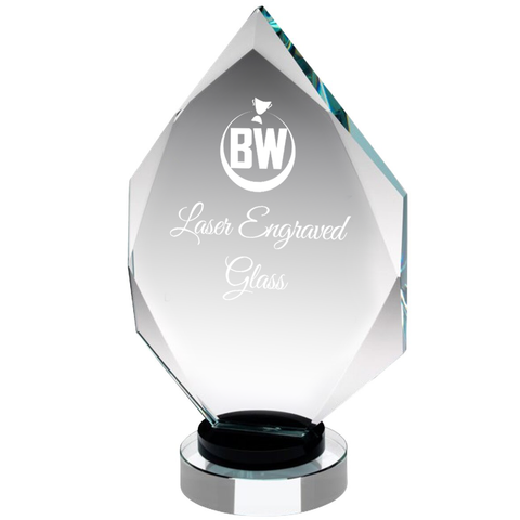 Stylish Lasered Premier Glass Award (CBG45A/B/C)