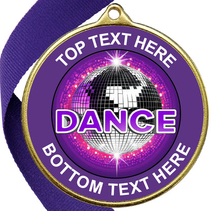 Dance Medal - Purple