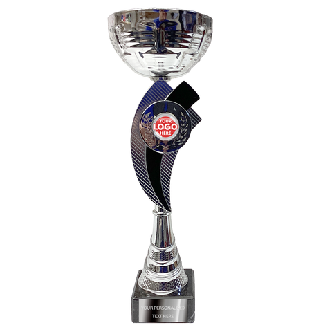 Silver Cup with Black Decorative Element (2063D/F)