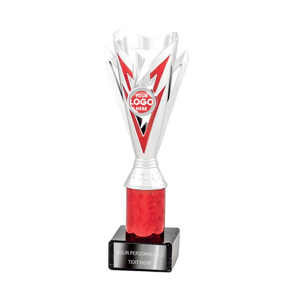 Silver & Red Multi-purpose Trophy Award (2161C/D/E/F)