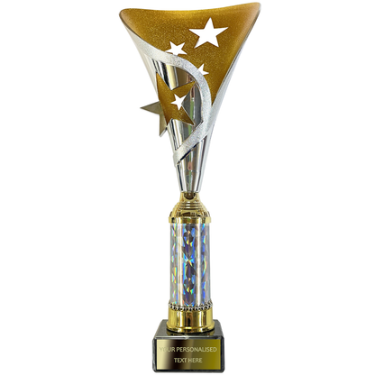 Gold/Silver Multipurpose Trophy Featuring Stars (2399A/B/C/D)